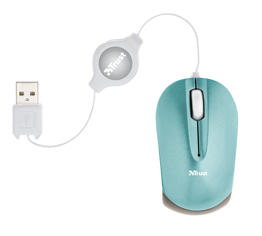 Nanou Retractable Micro Mouse - blue-Top