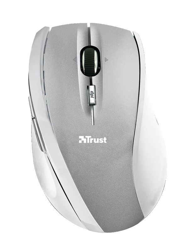 XpertClick Wireless Mini Mouse - White-Top