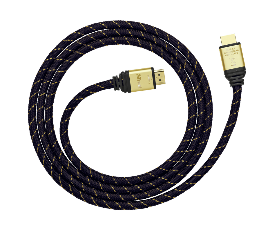 HDMI Cable Pro Gold  - 1.8m-Top