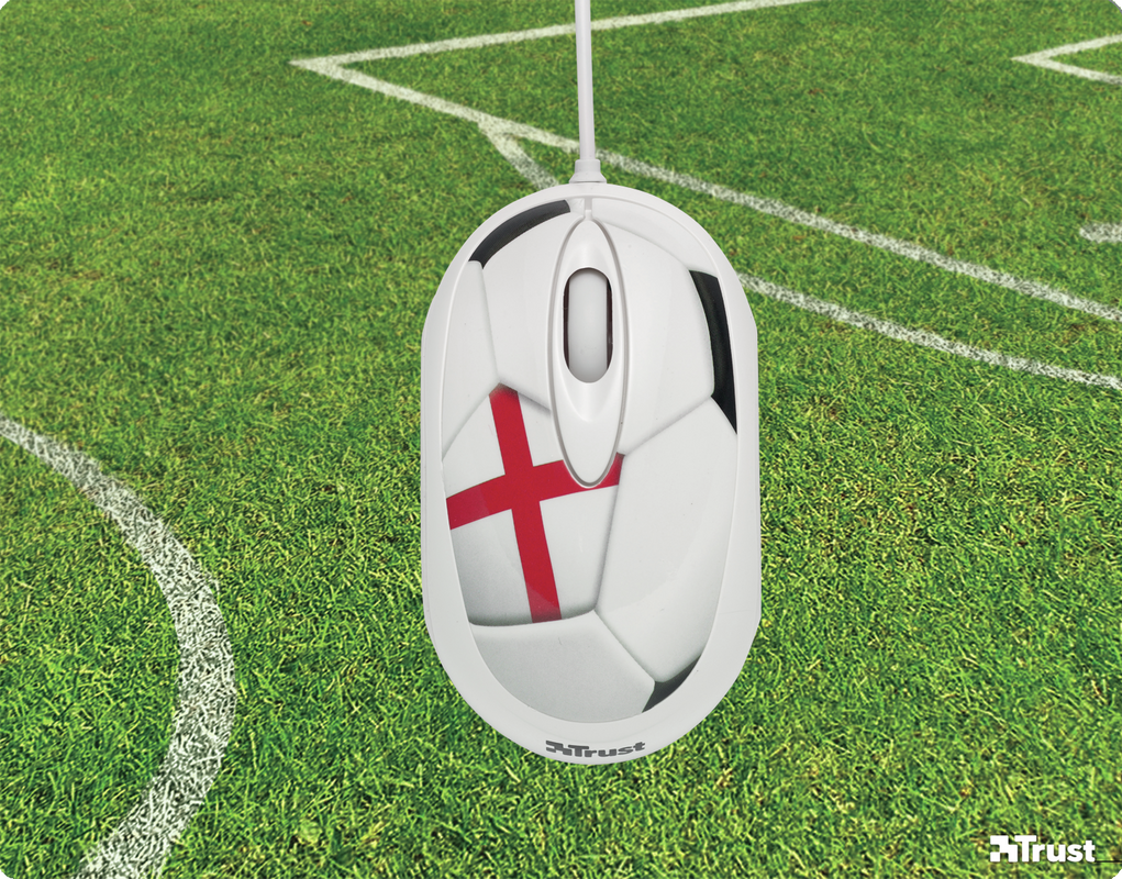 Football Mouse with Mouse pad - England-Top