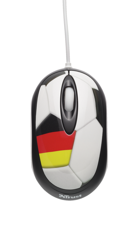 Football Mouse with Mouse pad - Deutschland-Top