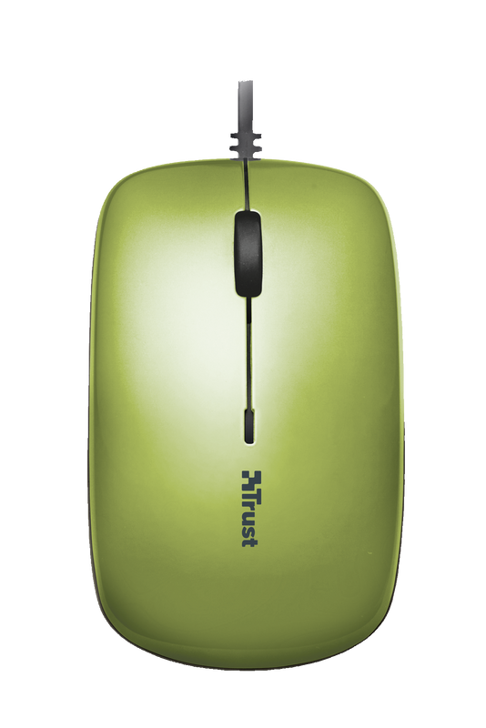 Agiloo Slimline Mouse - green-Top