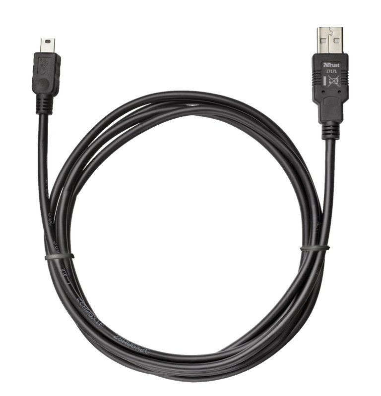 USB 2.0 Connect Cable for Mini-USB - 1.8m-Top