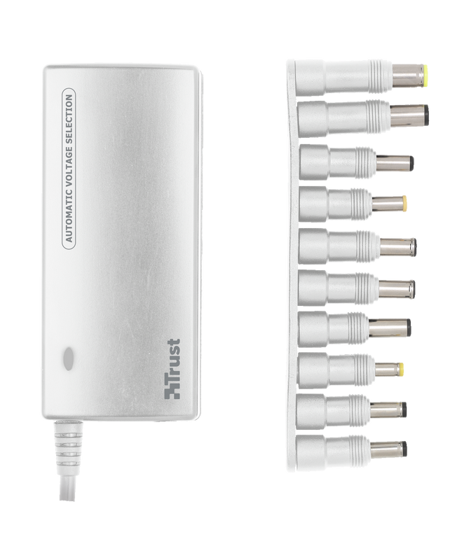 90W Plug & Go Laptop Charger - white-Top