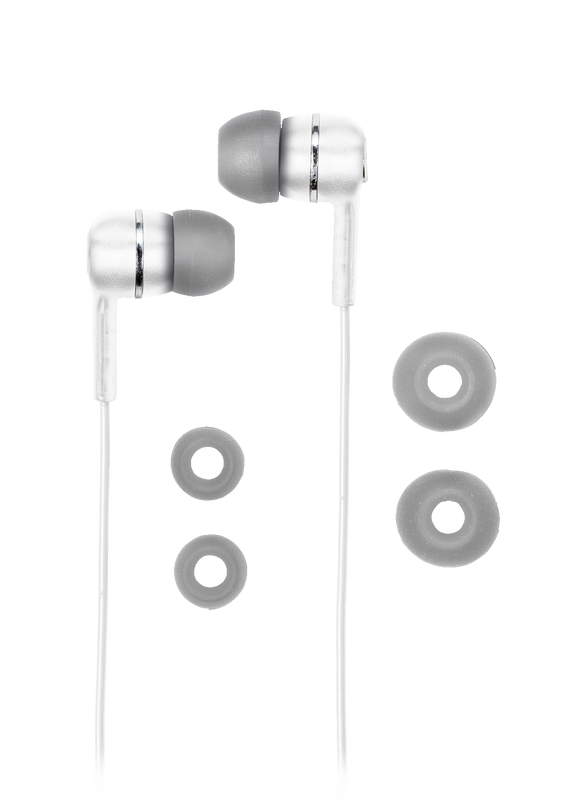 In-Ear Headphones - white-Top