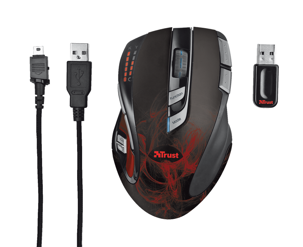 GXT 35 Wireless Laser Gaming Mouse-Top