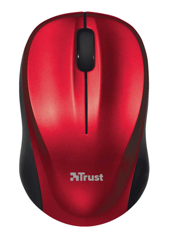 Vivy Wireless Mini Mouse - red-Top