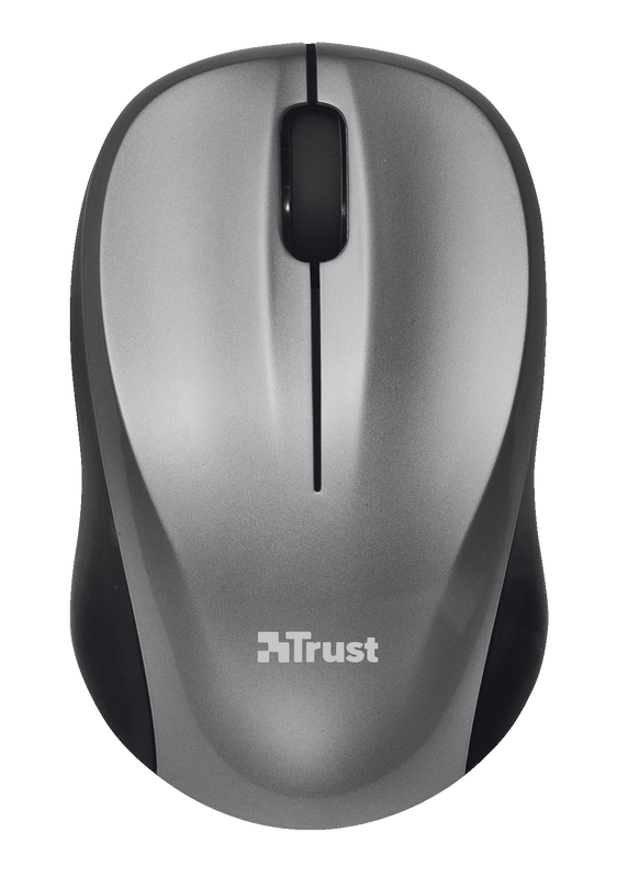 Vivy Wireless Mini Mouse - silver grey-Top