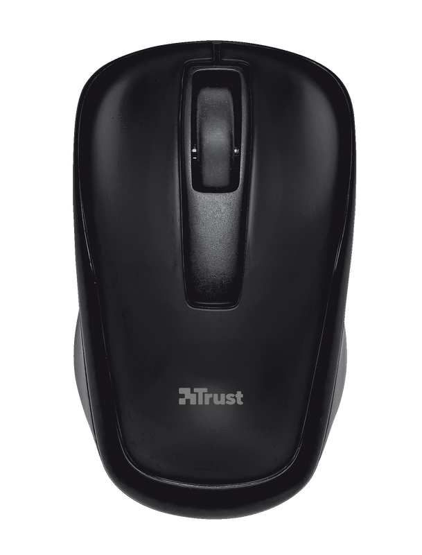 Qvy Wireless Micro Mouse - black-Top