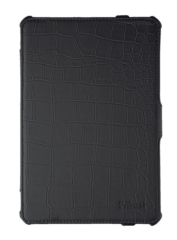 Hardcover Skin & Folio Stand for iPad mini - croc black-Top