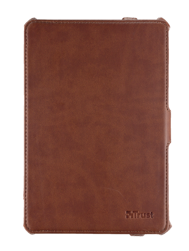 Hardcover Skin & Folio Stand for iPad mini - brown-Top