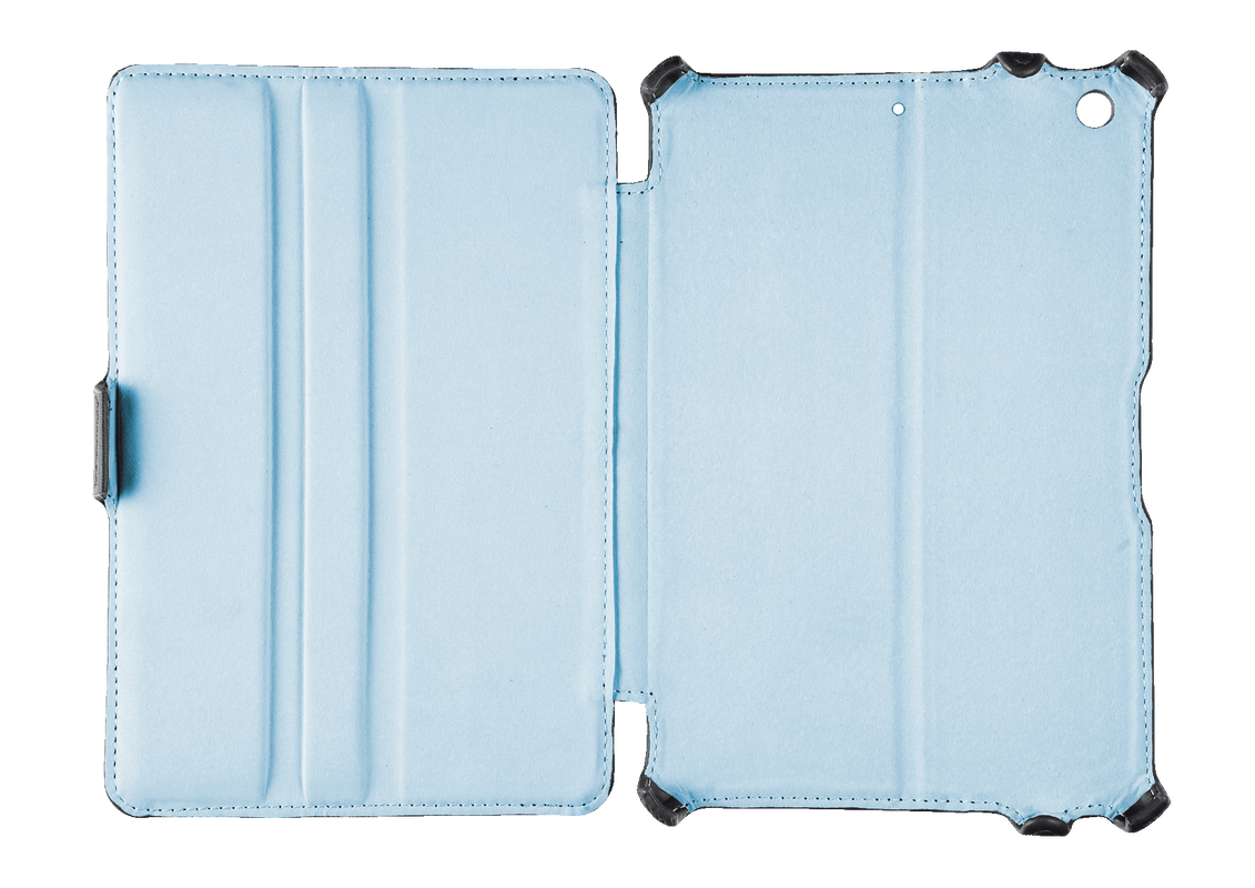 Hardcover Skin & Folio Stand for iPad mini with stylus pen-Top