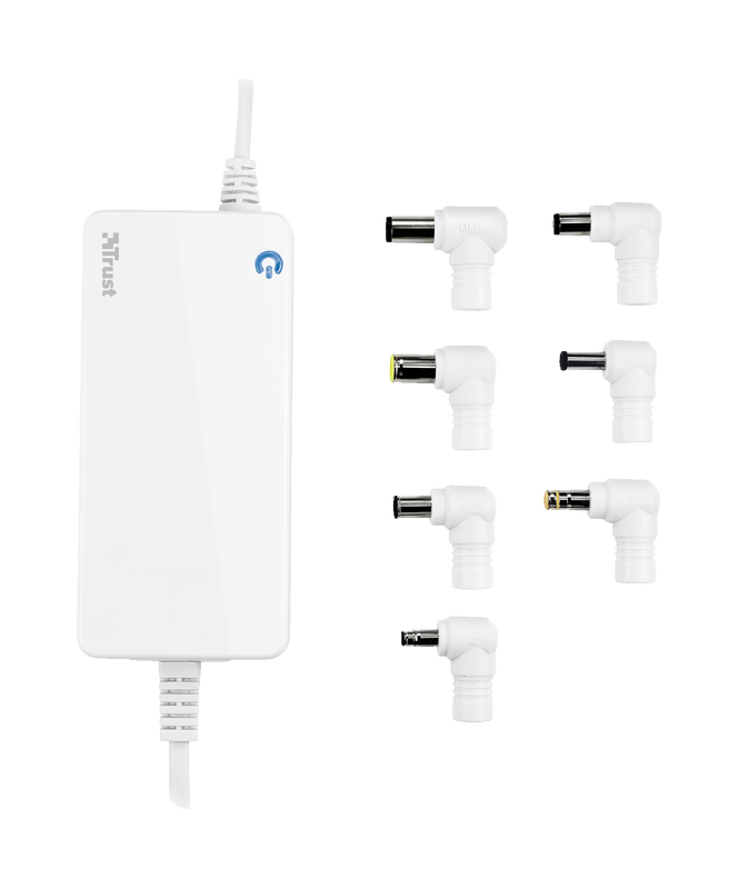 70W Primo Laptop Charger - white-Top