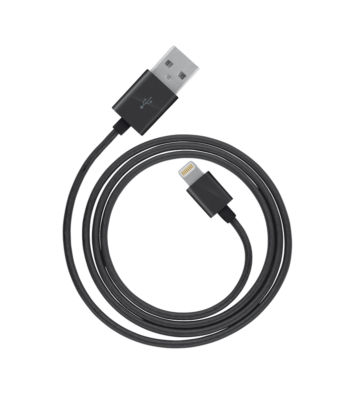 Lightning Cable 2m - black-Top