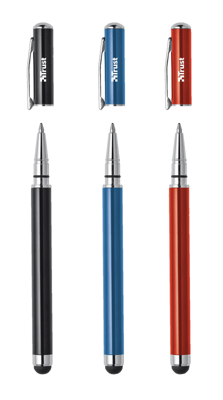 Stylus & Ballpoint Pen - 3 colour pack-Top