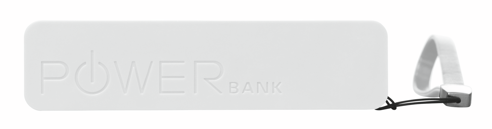 PowerBank Portable Phone Charger - white-Top