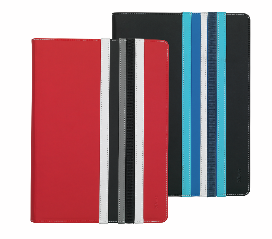 Reverso Reversible Folio for 10" tablets - black/red-Top