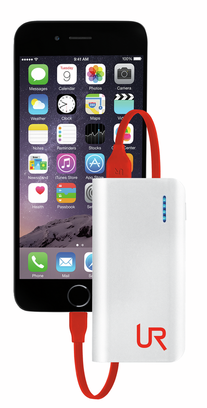 PowerBank 4400 Portable Charger - white-Top