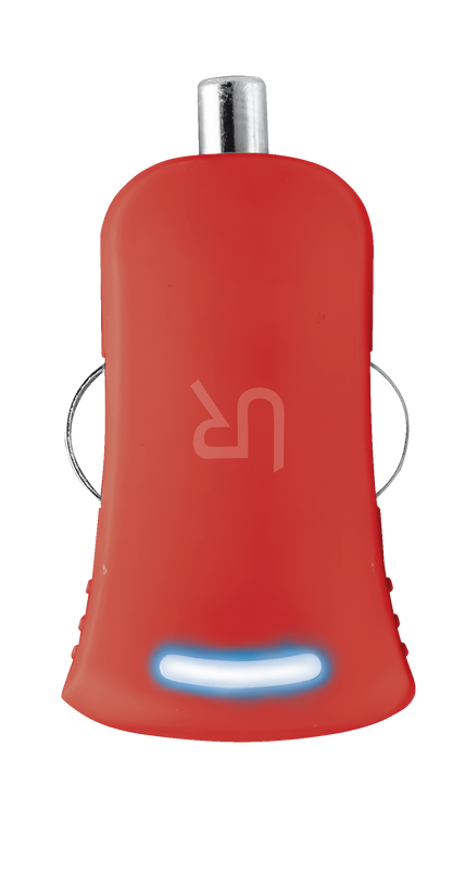 5W Car Charger - red-Top