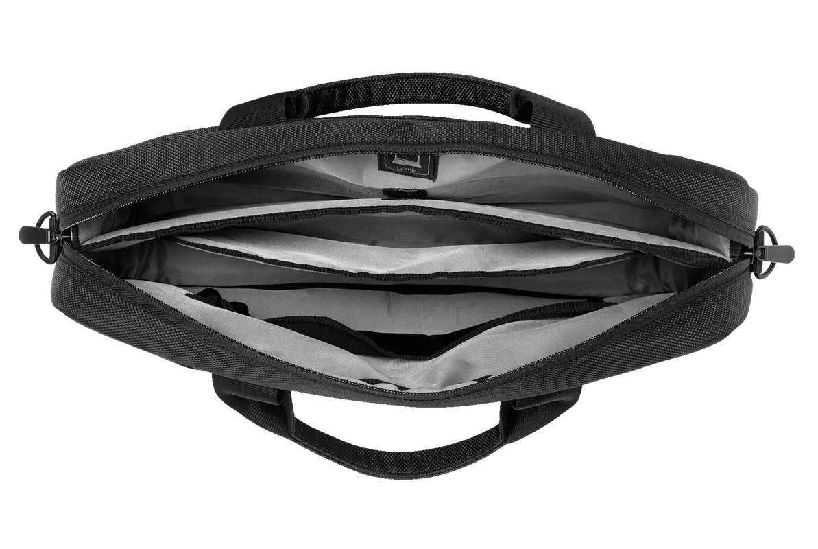 Modena Slim Carry Bag for 16" laptops - black-Top