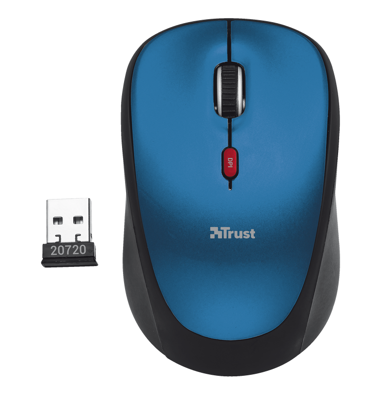 WMS-112 Wireless Mouse - blue-Top