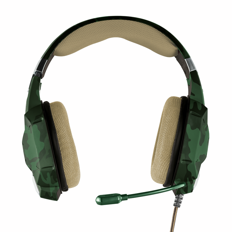 GXT 322C Carus Gaming Headset - jungle camo-Top