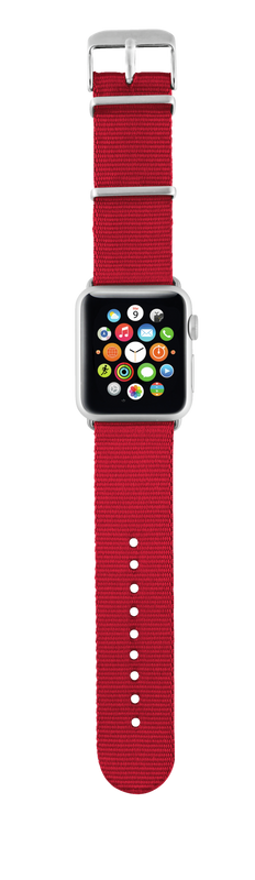 Nylon Wrist Band for Apple Watch 42mm - red-Top