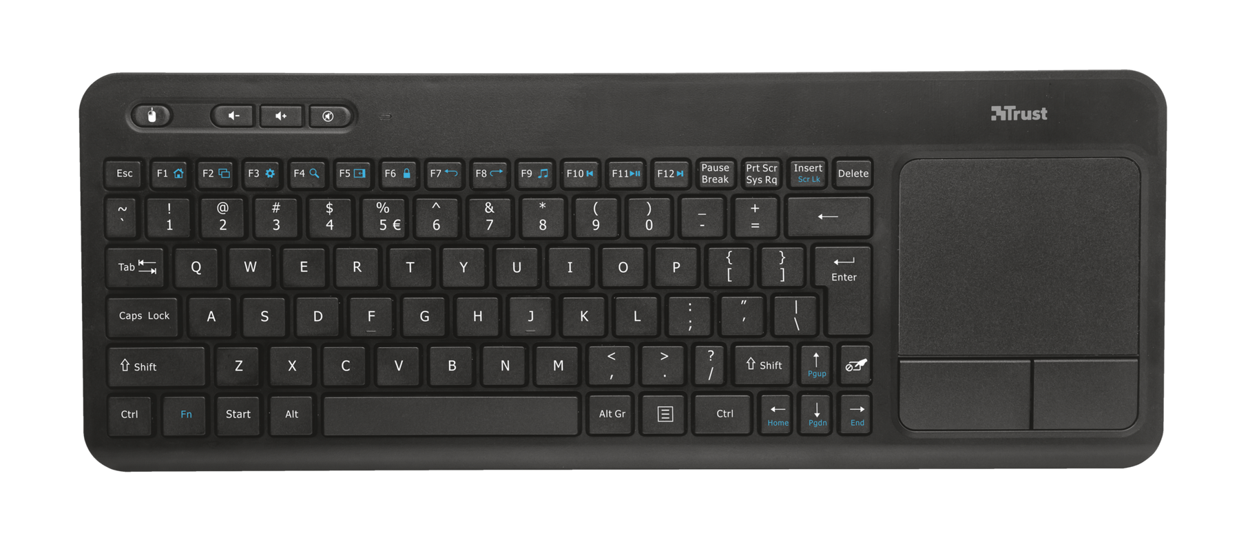 Veza Wireless Keyboard with touchpad-Top