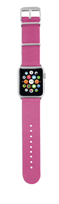 Nylon Wrist Band for Apple Watch 42mm - pink-Top