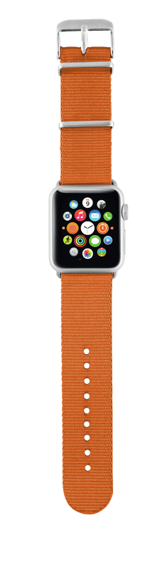 Nylon Wrist Band for Apple Watch 42mm - orange-Top