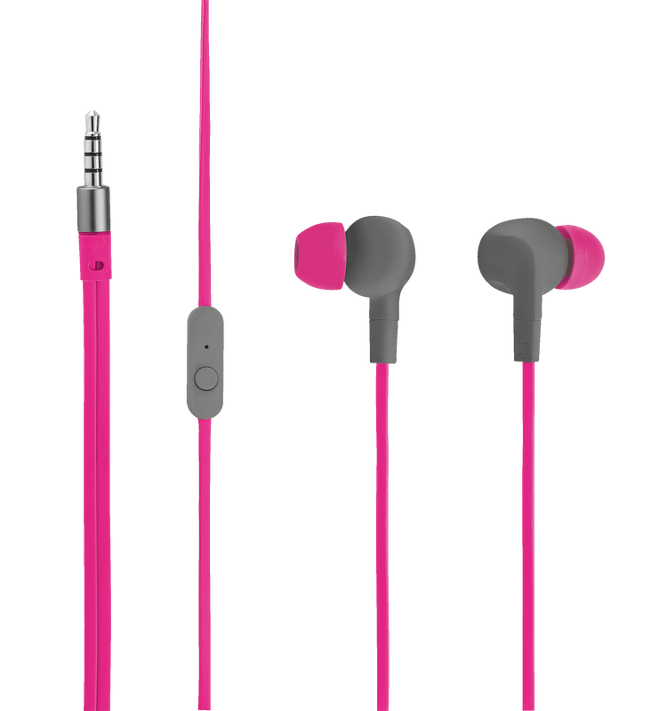 Aurus Waterproof In-ear Headphones - pink-Top