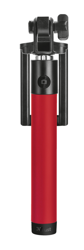 Bluetooth Foldable Selfie Stick - red-Top