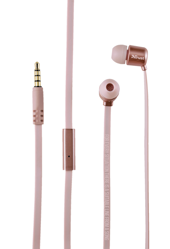 Duga In-Ear Headphones - rose gold-Top