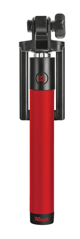 Foldable Selfie Stick - red-Top