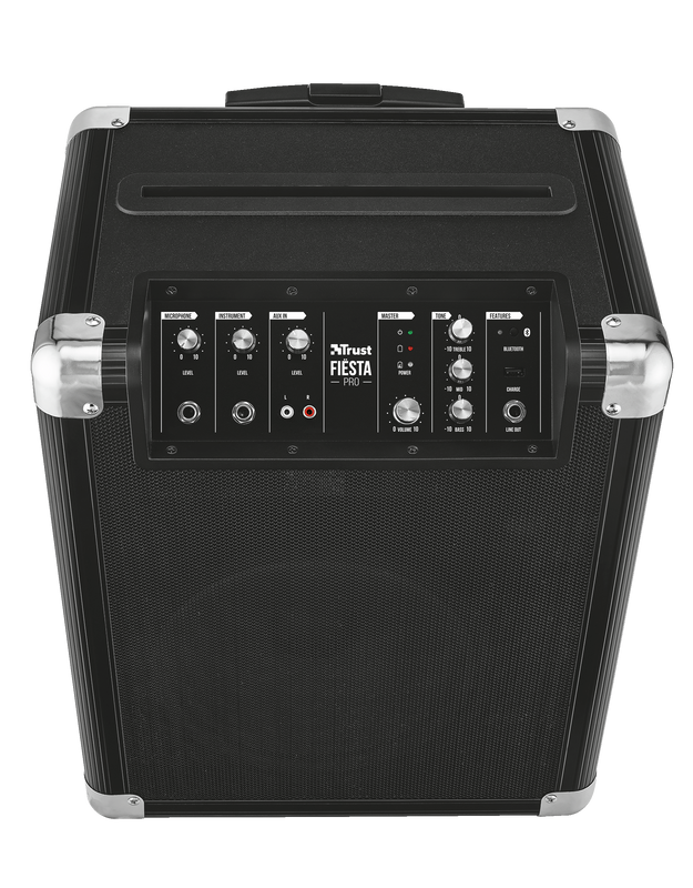 Fiësta Pro Wireless Bluetooth Party Speaker - black-Top
