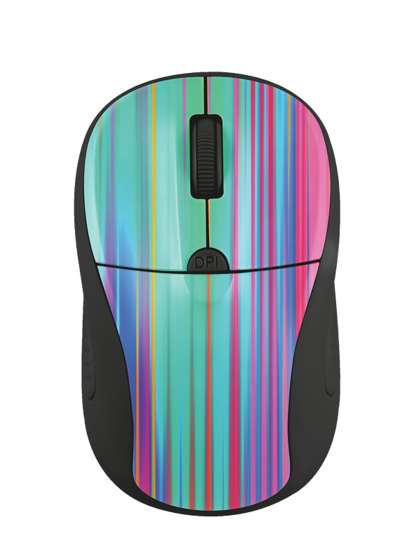 Primo Wireless Mouse - black rainbow-Top
