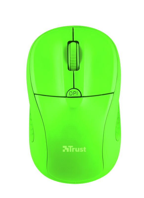 Primo Wireless Mouse - neon green-Top
