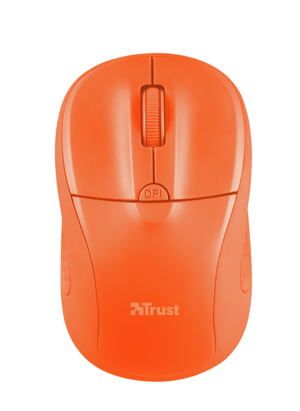 Primo Wireless Mouse - neon orange-Top