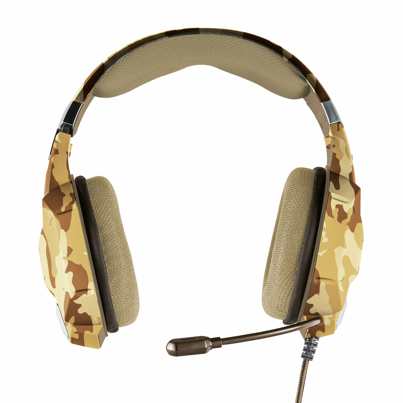 GXT 322D Carus Gaming Headset - desert camo-Top
