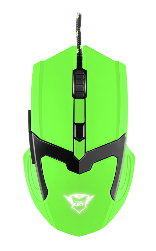 GXT 101-SG Spectra Gaming Mouse - green-Top