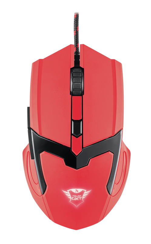GXT 101-SR Spectra Gaming Mouse - red-Top