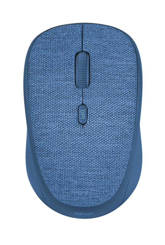 Yvi Fabric Wireless Mouse - blue-Top