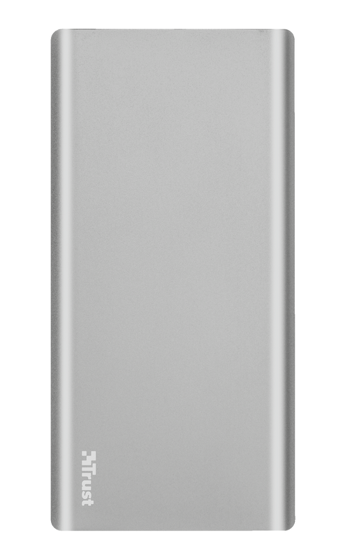 Omni Thin Metal Powerbank 10.000 mAh USB-C QC3-Top