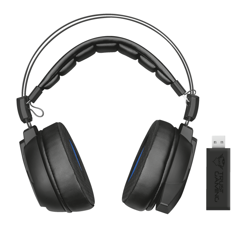 GXT 393 Magna Wireless 7.1 Surround Gaming Headset-Top