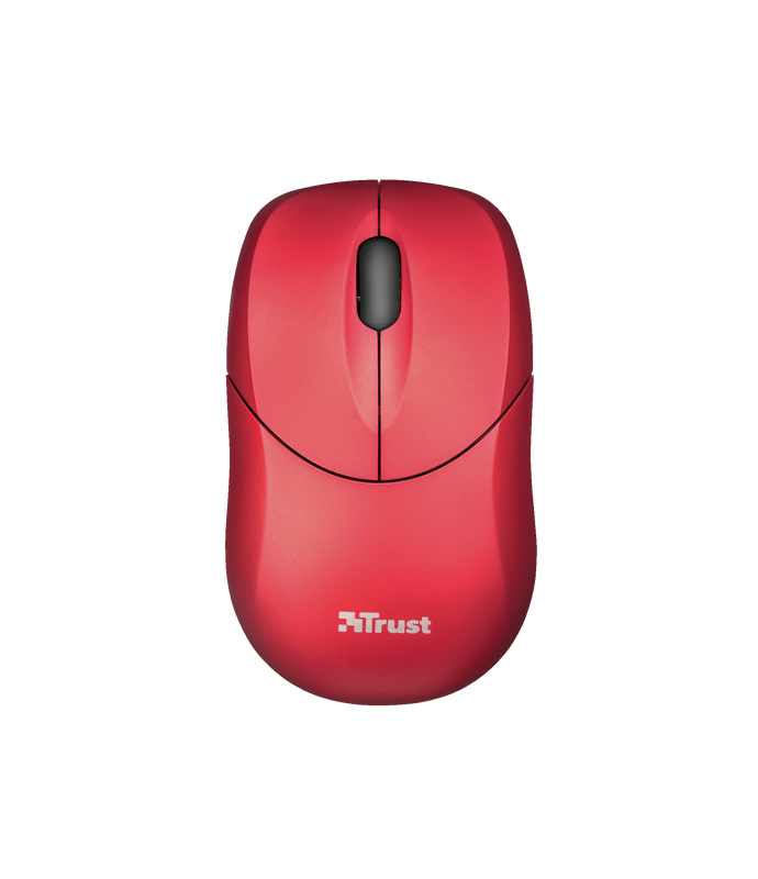 Inu Small Wireless Mouse - red-Top