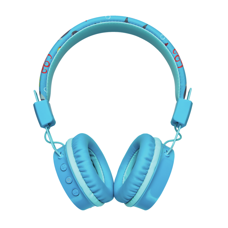 Comi Bluetooth Wireless Kids Headphones - blue-Top
