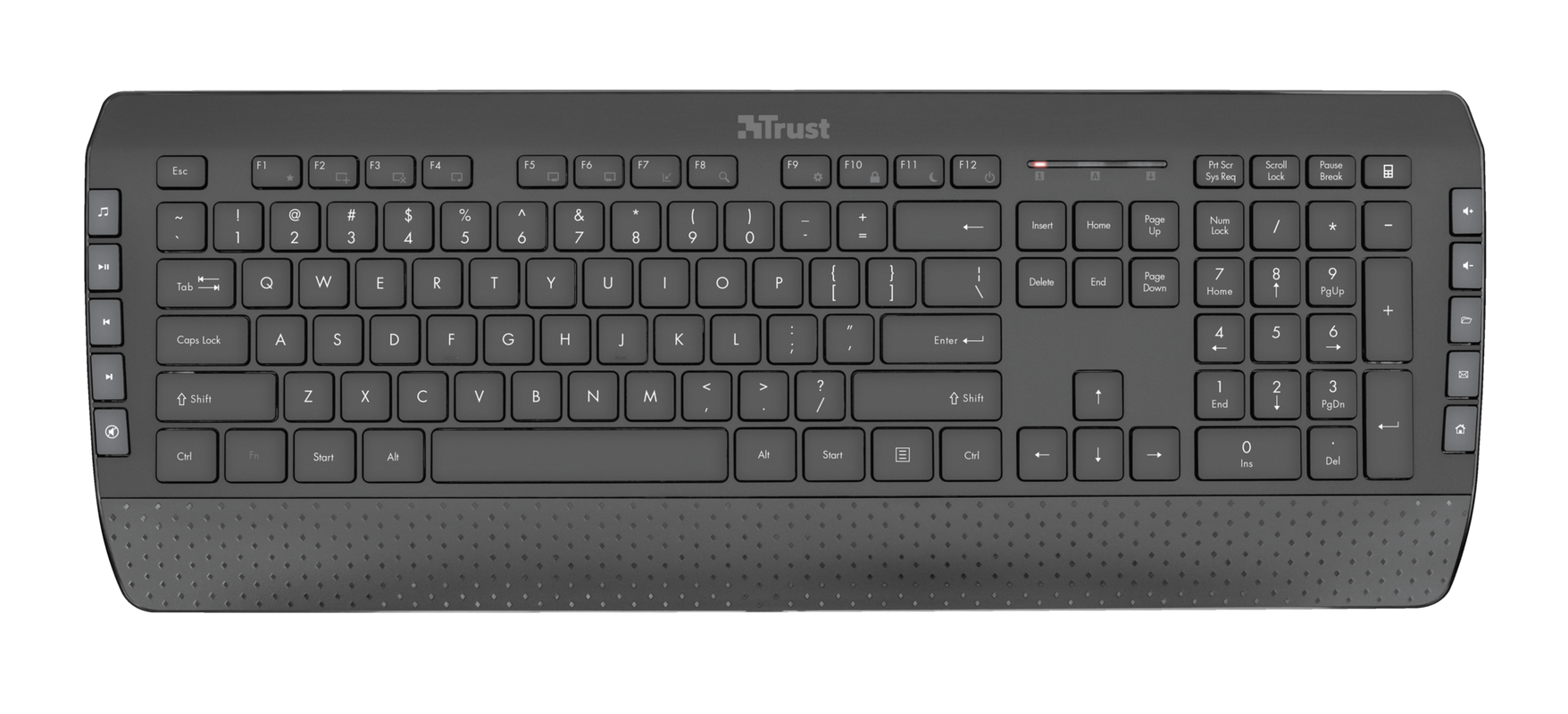 Tecla-2 Wireless Keyboard with mouse-Top