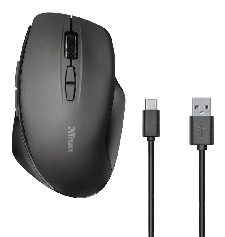 Themo Rechargeable Wireless Mouse-Top