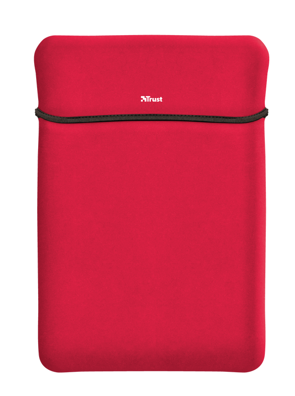 Yvo Reversible Sleeve for 15.6" Laptops with wireless mouse - red-Top