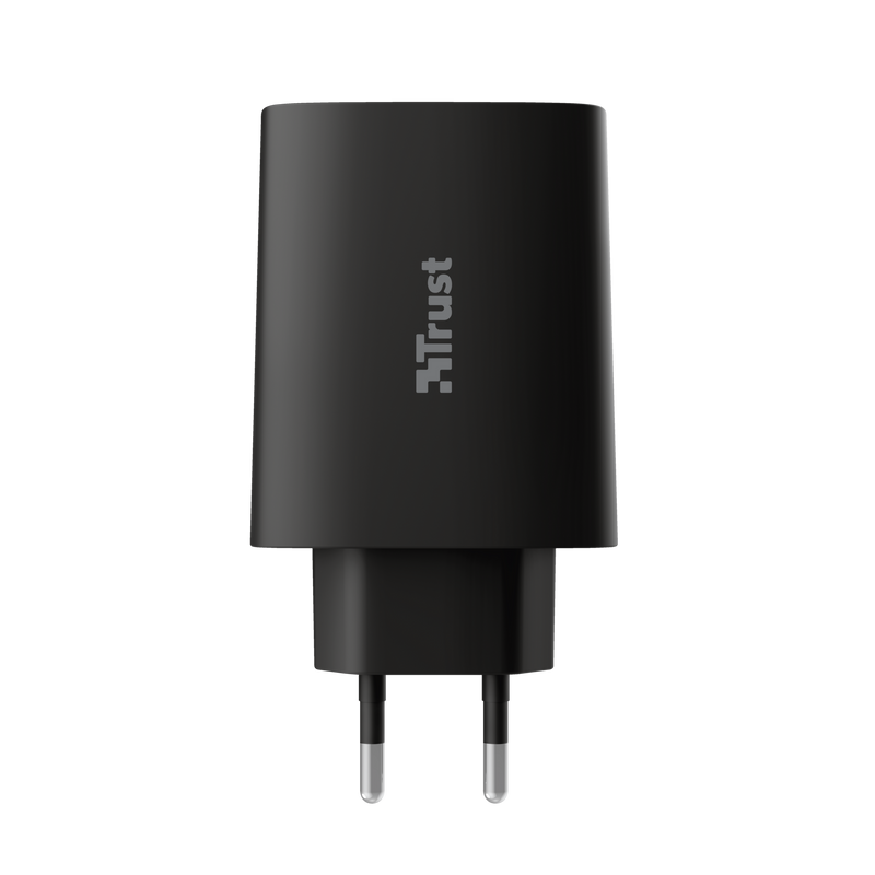 Qmax 30W Ultra-Fast USB-C & USB Wall Charger with PD-Top
